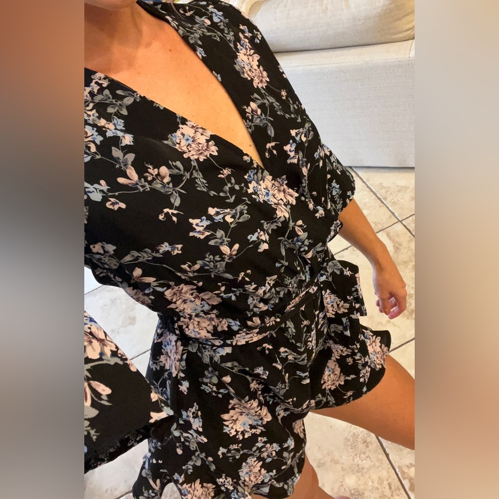 Cute Black Floral Romper for Every Occassion